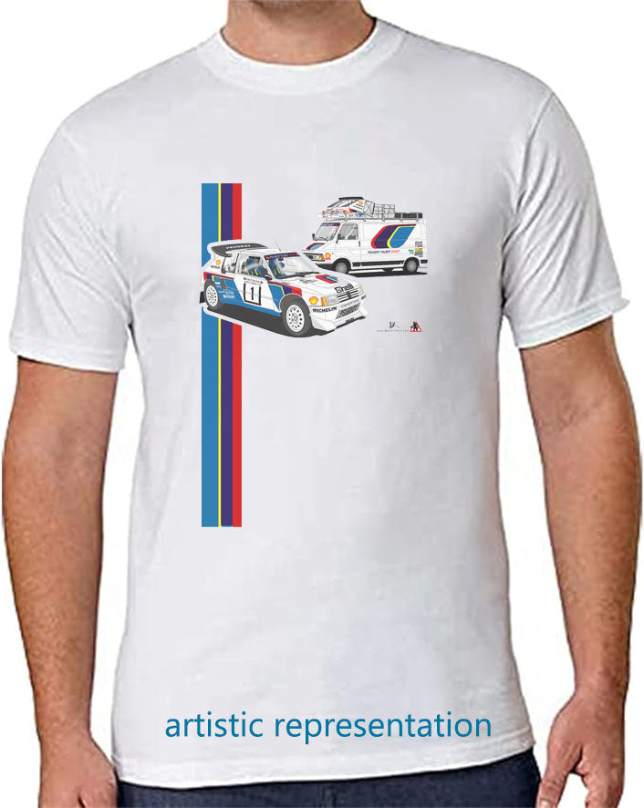 Peugeot 205 T16 Rally T Shirt