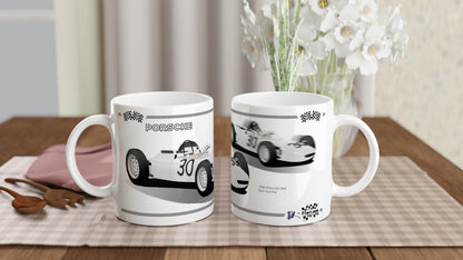 Porsche 804 1962 F1 Motor Racing Art Mug