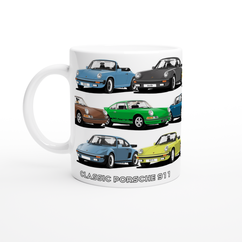 Classic Porsche 911 Multi Car Mug