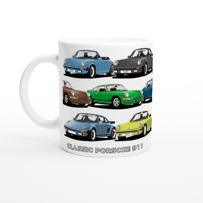 Classic Porsche 911 Multi Car Mug