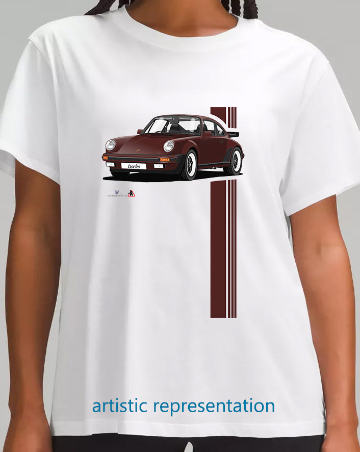 Porsche 911 Turbo (930) in Brown T Shirt