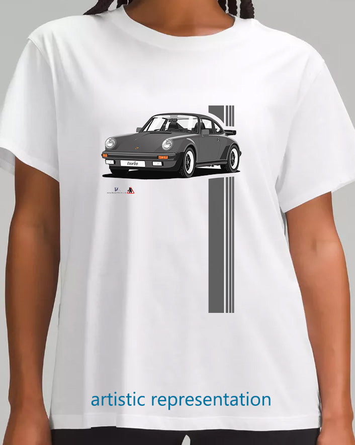 Porsche 911 Turbo (930) in Gray T Shirt