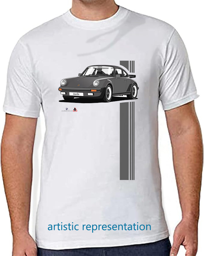 Porsche 911 Turbo (930) in Gray T Shirt