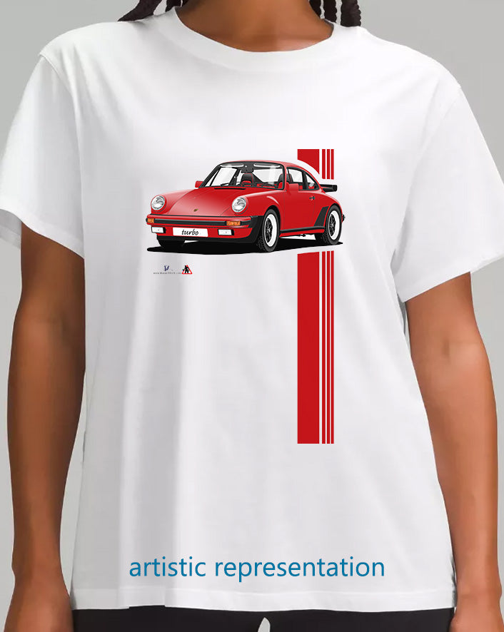 Porsche 911 Turbo (930) in  Red T Shirt