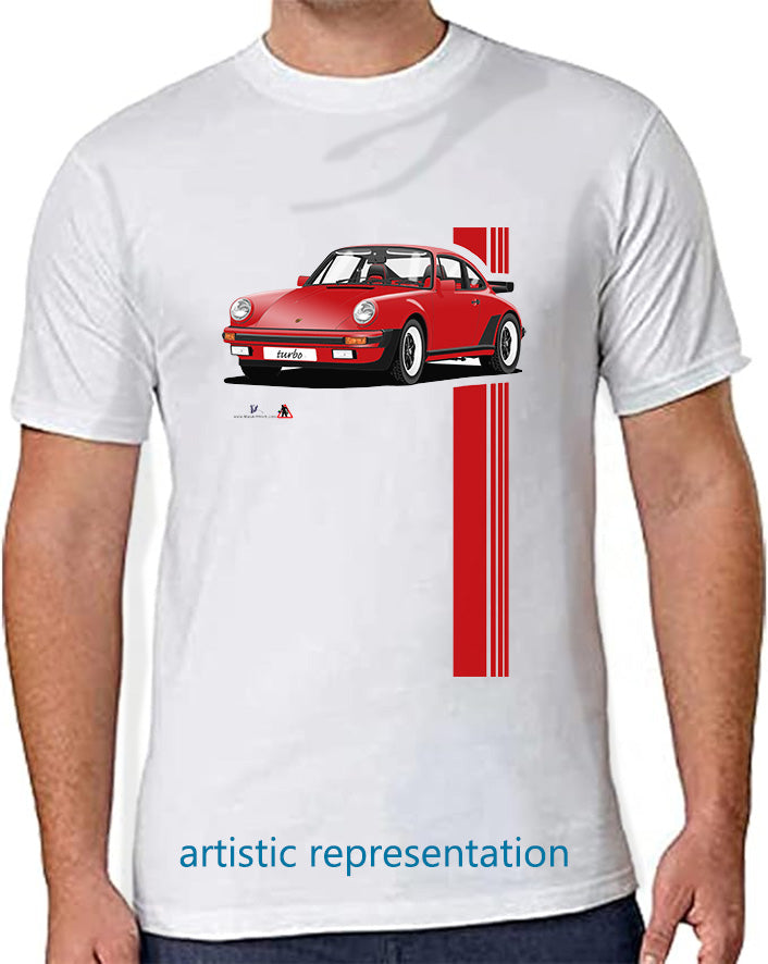 Porsche 911 Turbo (930) in  Red T Shirt