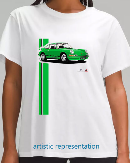 Porsche 911 Carrera  in Green T Shirt