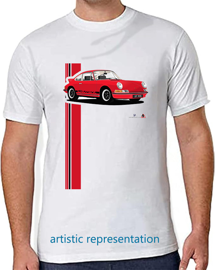 Porsche 911 Carrera  in Red T Shirt