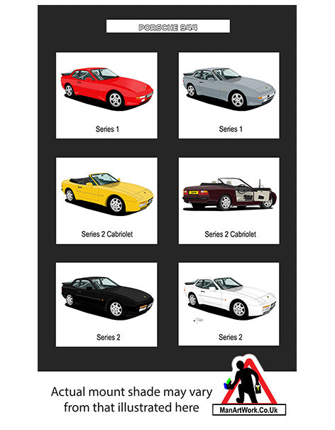 Porsche 944 A4 Art Print