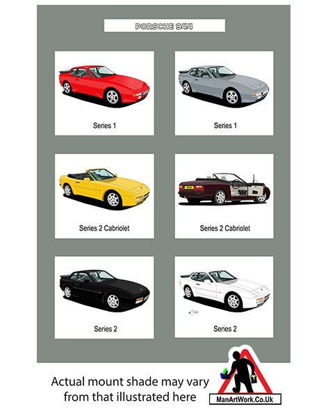 Porsche 944 A4 Art Print