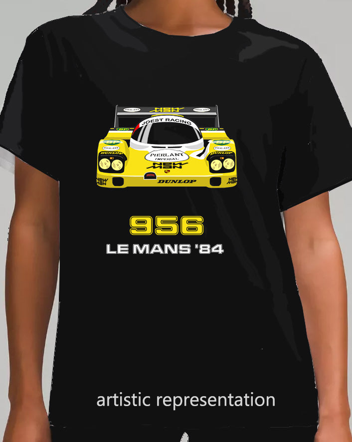 Porsche 956 1984 Le Mans NewMan Art T Shirt