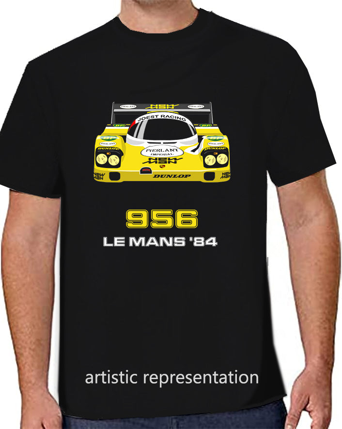 Porsche 956 1984 Le Mans NewMan Art T Shirt