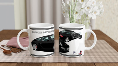 Porsche 997 (911) Carrera in Black Art Mug