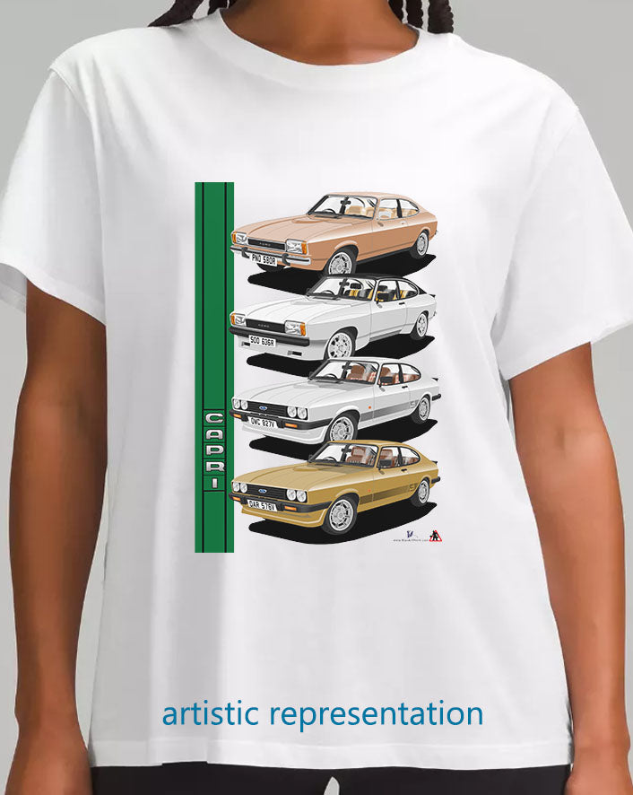 Ford Capri Professionals Art T Shirt