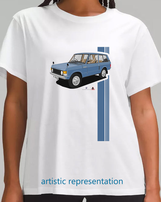 Range Rover Classic 3 Door Blue T Shirt