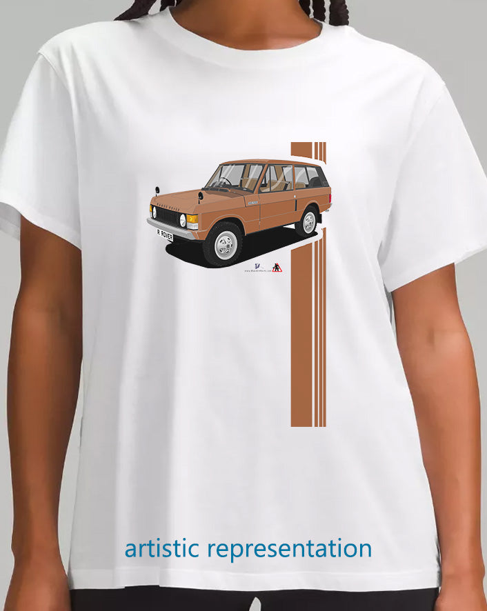 Range Rover Classic 3 Door Brown T Shirt