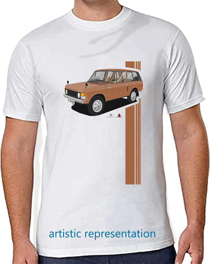 Range Rover Classic 3 Door Brown T Shirt