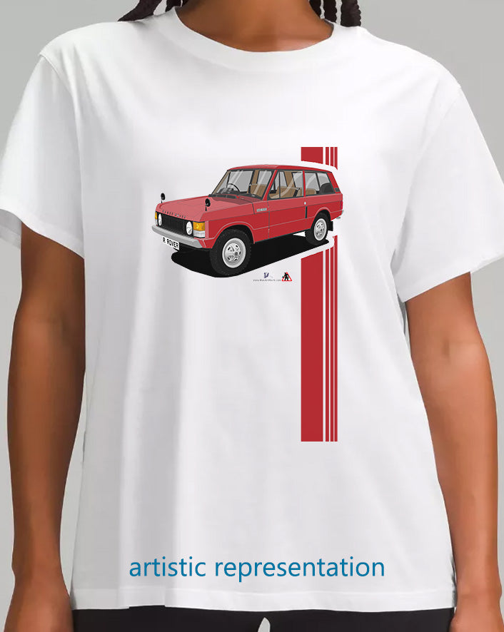 Range Rover Classic 3 Door Red T Shirt