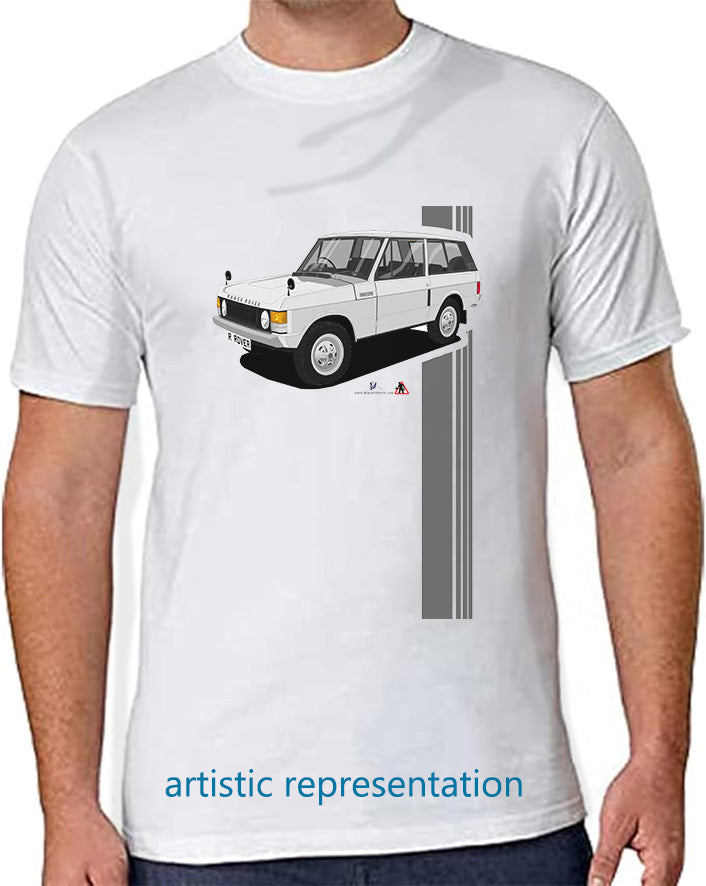 Range Rover Classic 3 Door Silver T Shirt