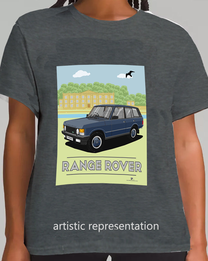 Range  Rover Classic 5 Door facelift in Blue Art T Shirt (Scene)