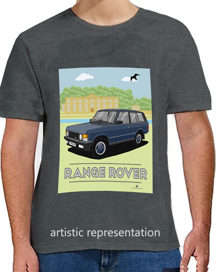 Range  Rover Classic 5 Door facelift in Blue Art T Shirt (Scene)