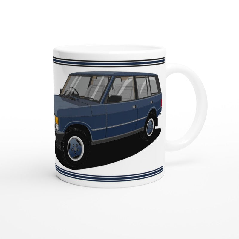 Range Rover Classic 5 Door facelift in Blue Art Mug