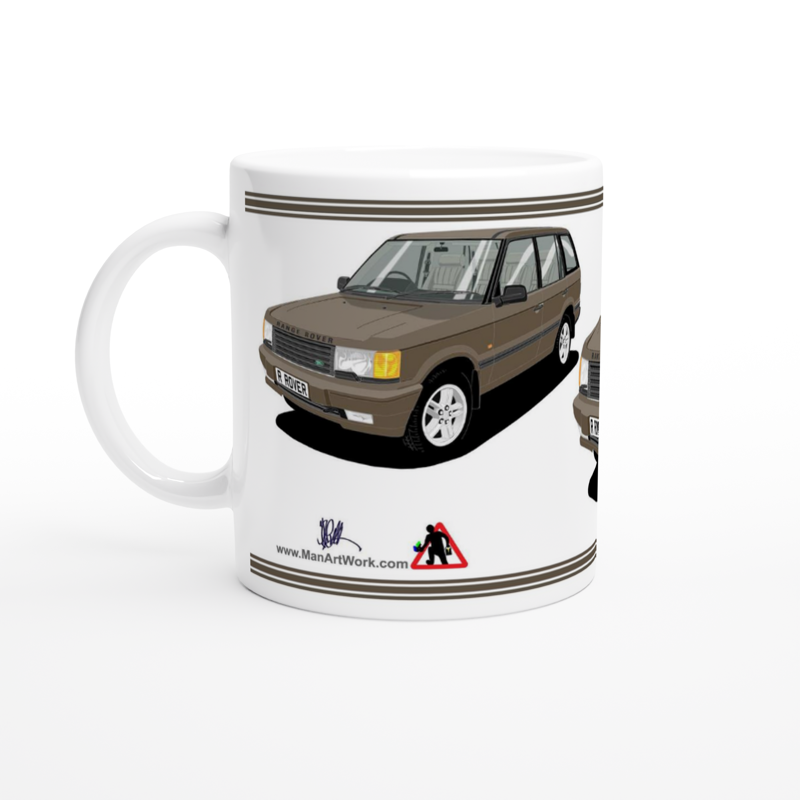 Range Rover Mk2 (P38) in Bronze Art Mug