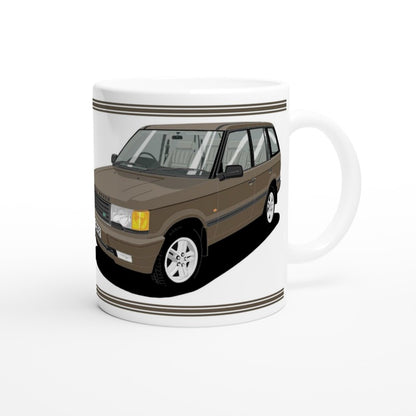 Range Rover Mk2 (P38) in Bronze Art Mug