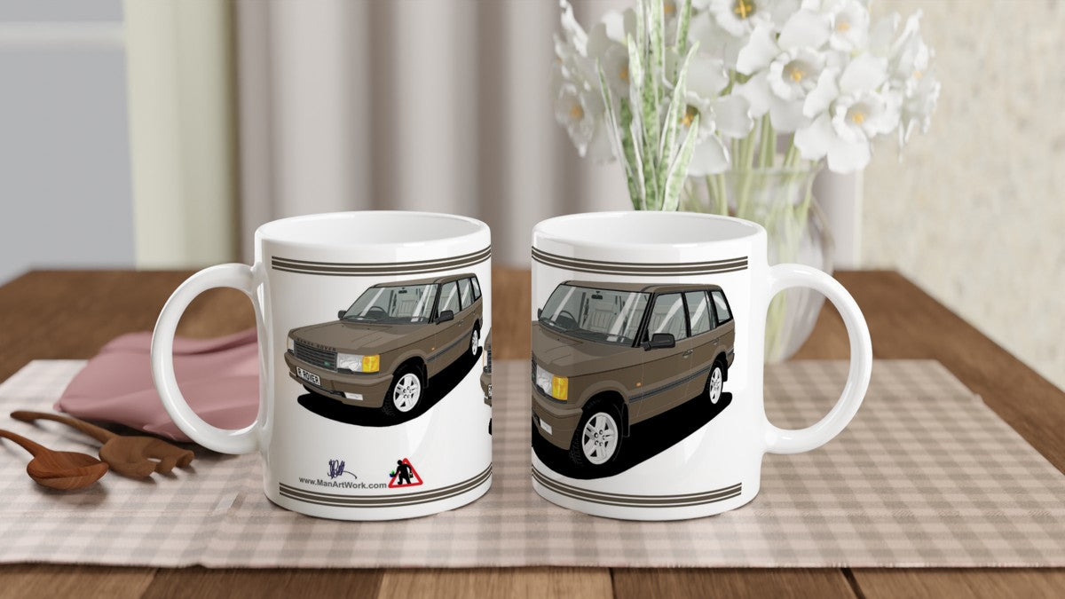 Range Rover Mk2 (P38) in Bronze Art Mug