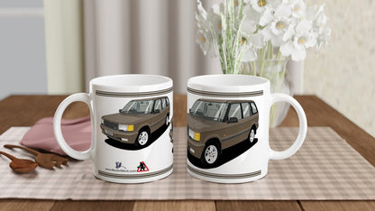 Range Rover Mk2 (P38) in Bronze Art Mug