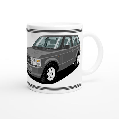 Range Rover Mk3 (L322) in Gray Art Mug