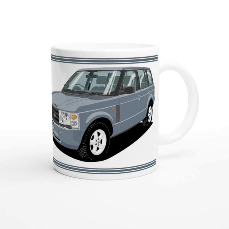 Range Rover Mk3 (L322) in Light-BLue Art Mug