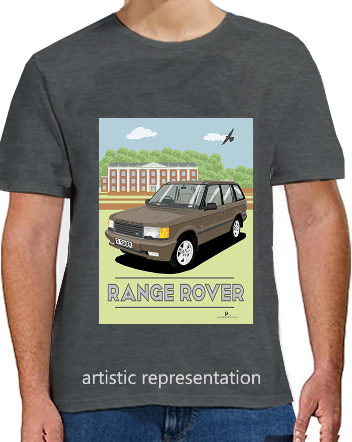 Range Rover Mk2 (P38) in Bronze (Scene) Art T Shirt