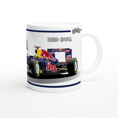 Red Bull RB7 F1 Motor Racing Art Mug