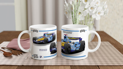 Renault R25 F1 Motor Racing Art Mug