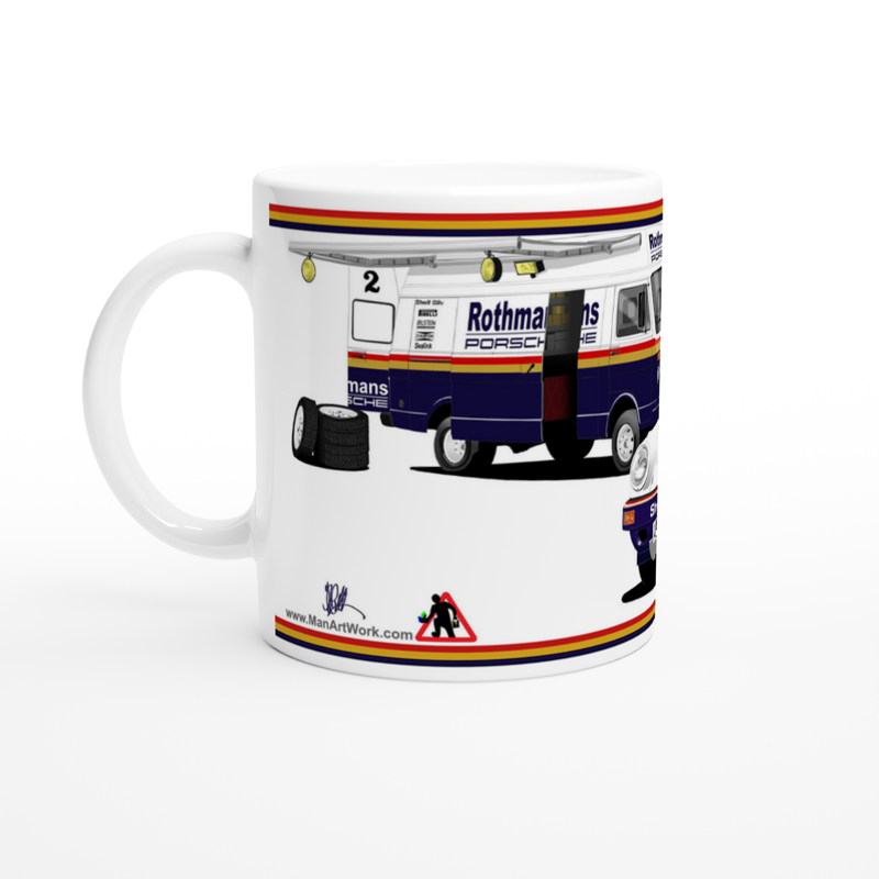 Rothmans Porsche 911 SC Rally Car Mug