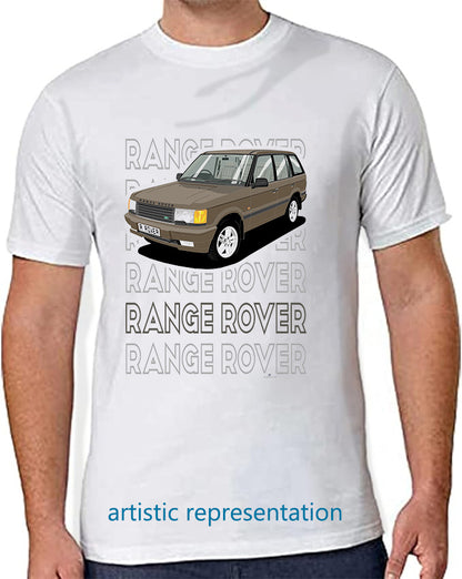 Range Rover Mk2 (P38) in Bronze (Words) Art T Shirt