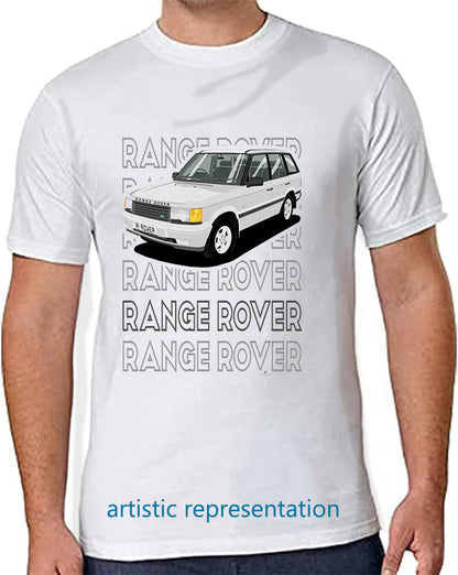 Range Rover Mk2 (P38) in Silver (Words) Art T Shirt