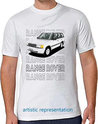 Range Rover Mk2 (P38) in White (Words) Art T Shirt