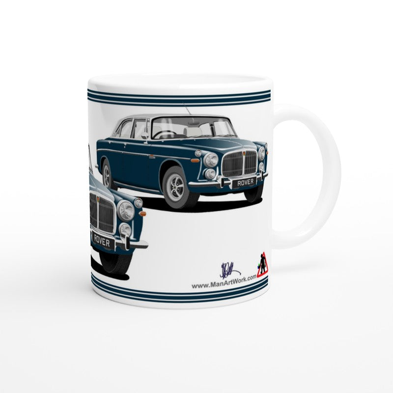 Rover P5b in Blue Art Mug