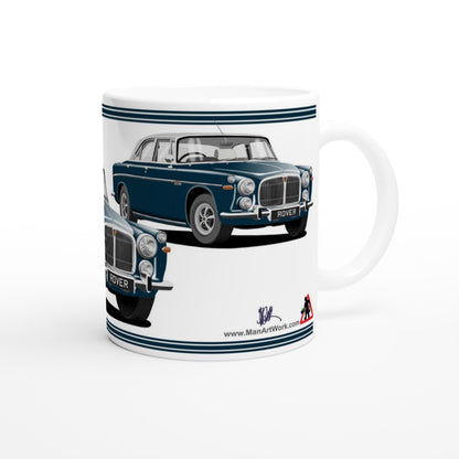 Rover P5b in Blue Art Mug