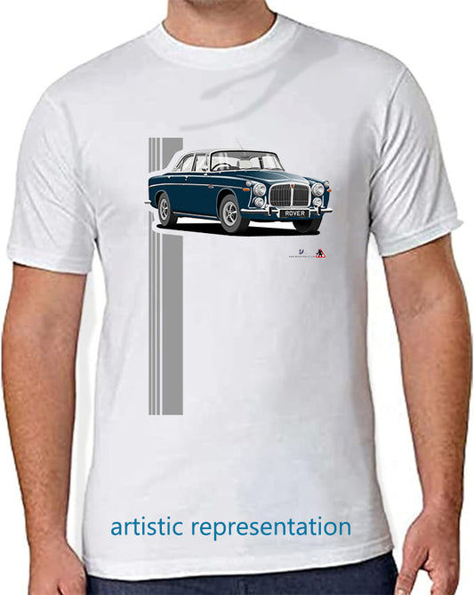 Rover P5b in Blue Art T Shirt