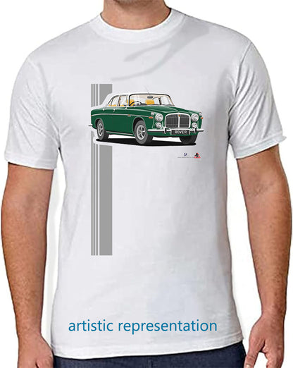 Rover P5b in Green Art T Shirt