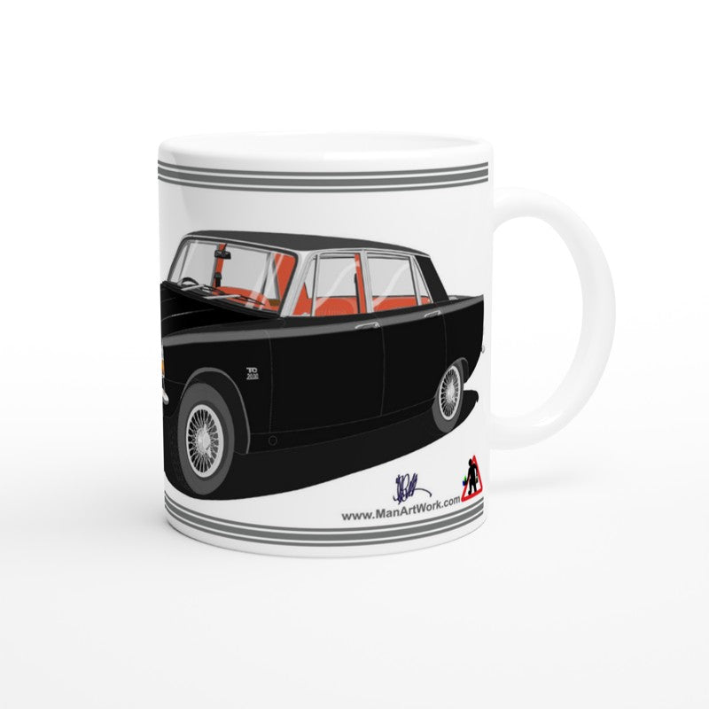 Rover P6 S1 2000 TC in Black Art Mug