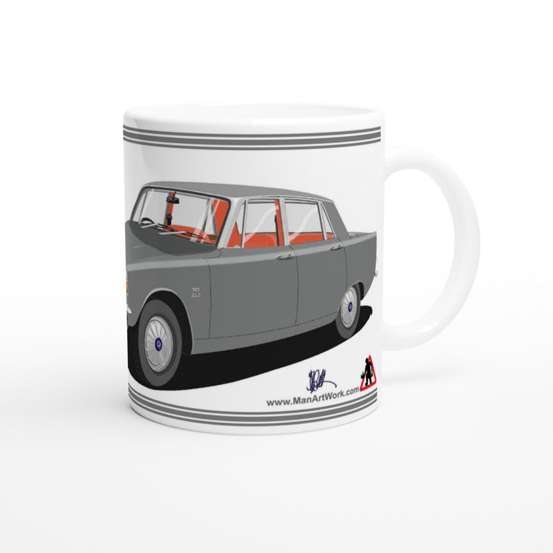 Rover P6 S1 2000 TC in Gray Art Mug