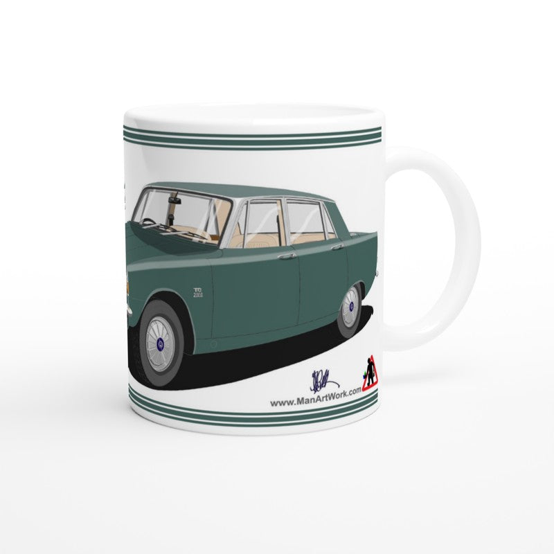 Rover P6 S1 2000 TC in Green Art Mug