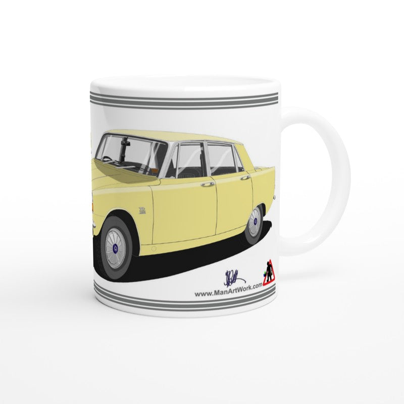 Rover P6 S1 2000 TC in Yellow Art Mug