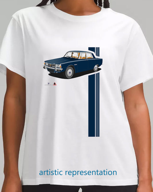 Rover P6 S1 3500 V8 in Blue T Shirt