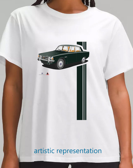 Rover P6 S1 3500 V8 in Green T Shirt