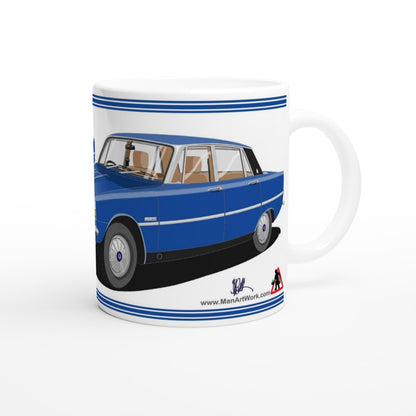 Rover P6 S2 2200 SC in Blue Art Mug