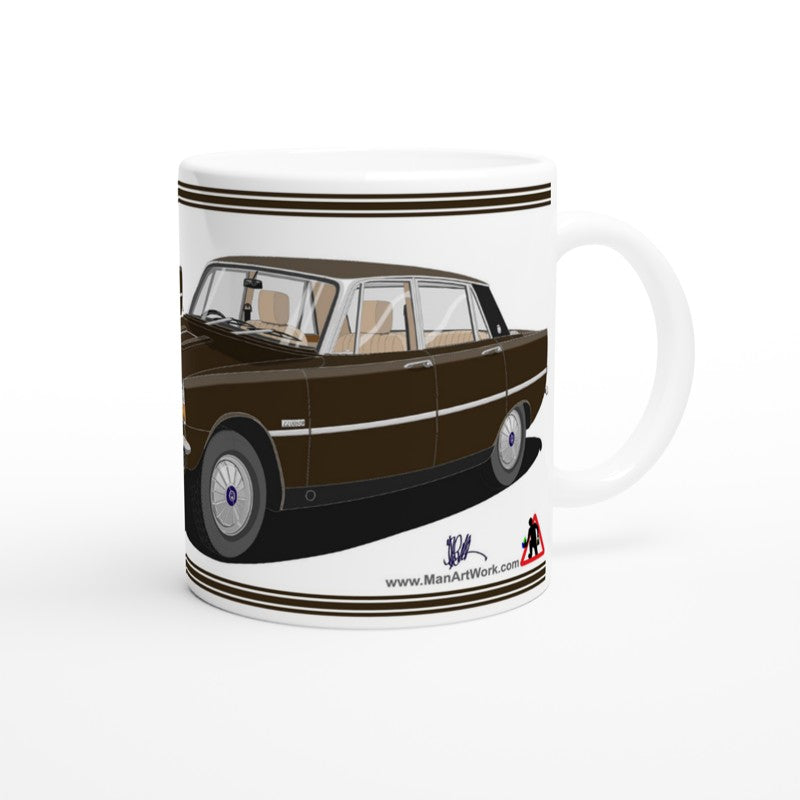 Rover P6 S2 2200 SC in Brown Art Mug